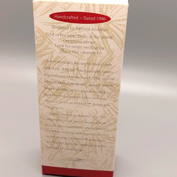 NWT Hallmark Keepsake Ornament Native American Barbie - Picture 4 of 7